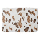 Chocoladebruine Koe print Badmat (Voorkant)