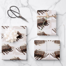 Chocoladecake Inpakpapier Vel