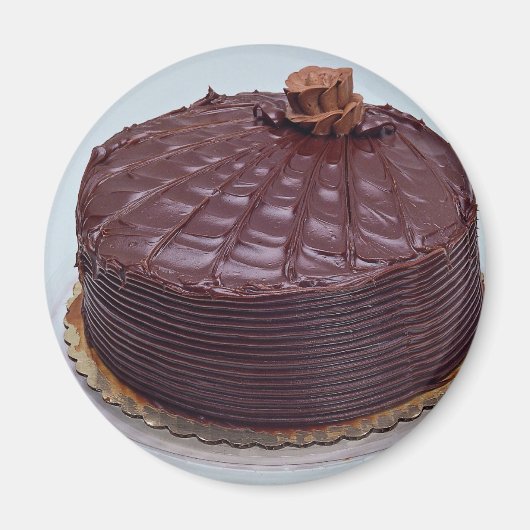 Chocoladecake Magneet (Voorkant)