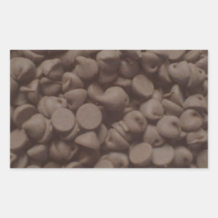 Chocoladechip Rechthoekige Sticker