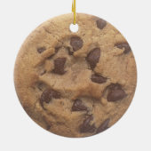 Chocoladechipkoekje Keramisch Ornament (Achterkant)