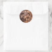 chocoladechips ronde sticker (Tas)