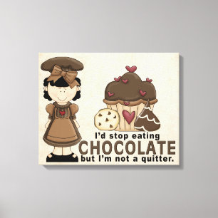 Chocoladedoek Canvas Afdruk