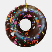 Chocoladedonut Keramisch Ornament (Voorkant)