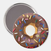 chocoladedonut magneet (Voorkant / Achterkant)