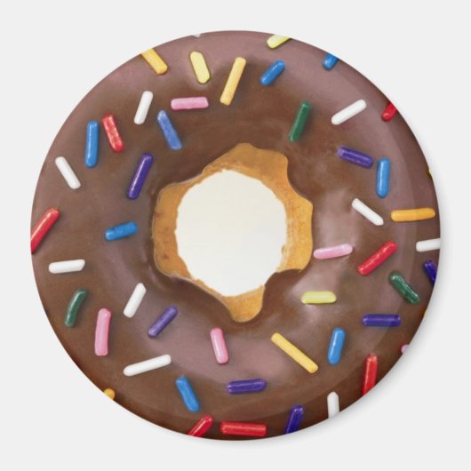 chocoladedonut magneet (Voorkant)