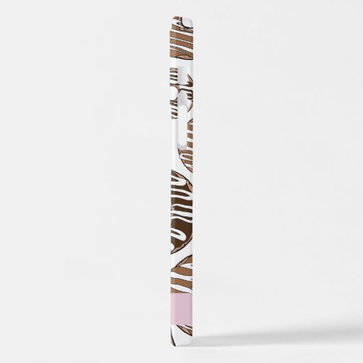 Chocoladedonuts, karameldonuts, ijs, Jouw naam iPhone Hoesje (Linkerkant)