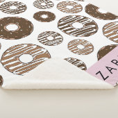 Chocoladedonuts, karameldonuts, ijs, Jouw naam Sherpa Deken (3/4)