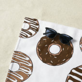 Chocoladedonuts, karameldonuts, ijs, Jouw naam Strandlaken (In situ)