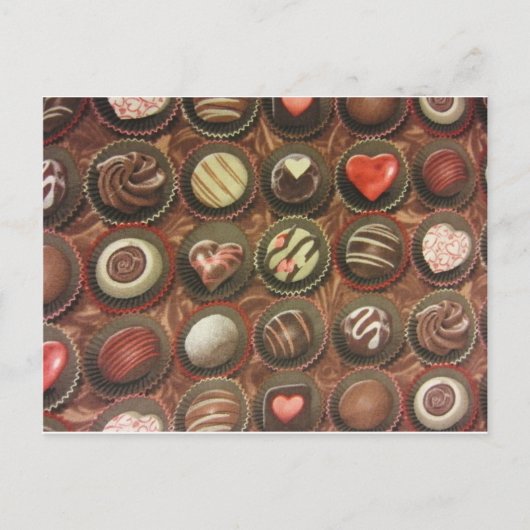 Chocoladedoos Briefkaart (Voorkant)
