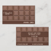 Chocoladefabriek snoep Choco Cacao Shop Visitekaartje (Voorkant / Achterkant)