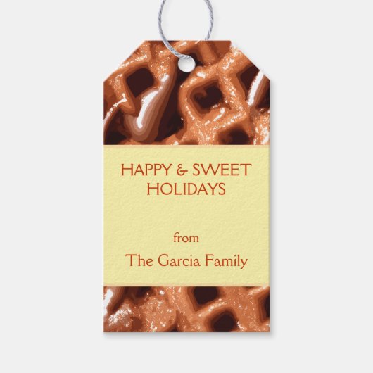 Chocoladegeschenk Label Cadeaulabel (Voorkant)
