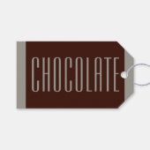 Chocoladegeschenk Labels Cadeaulabel (Voorkant (Horizontaal))