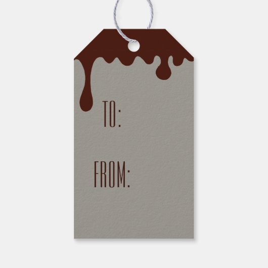 Chocoladegeschenk Labels Cadeaulabel (Achterkant)