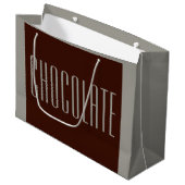 Chocoladegeschenkzak Groot Cadeauzakje (Voorkant Gekanteld)
