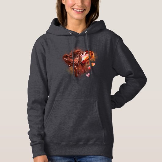 Chocoladeharten Hoodie (Voorkant)