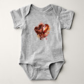 Chocoladeharten Romper (Voorkant)