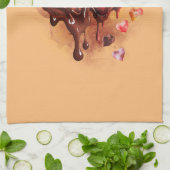 Chocoladeharten Theedoek (Gevouwen)