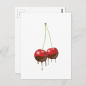 Chocoladekersen Briefkaart (Voorkant / Achterkant)
