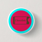 Chocoladeknop Ronde Button 3,2 Cm (Voorkant)