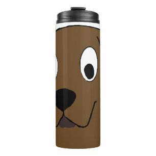 chocoladelabrador cartoon thermosbeker
