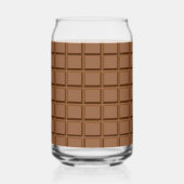 Chocoladeliefhebber Blikvorm Glas (Achterkant)