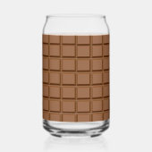 Chocoladeliefhebber Blikvorm Glas (Links)