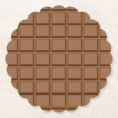 Chocoladeliefhebber Kartonnen Onderzetters (Voorkant)