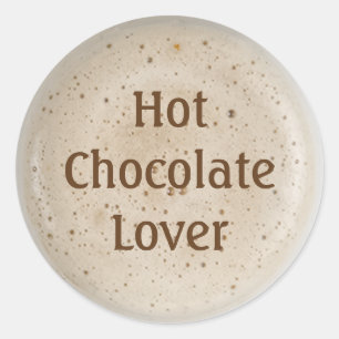Chocoladeliefhebber Ronde Sticker
