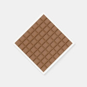 Chocoladeliefhebber Servet (Hoek)