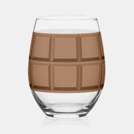 Chocoladeliefhebber Wijnglas Zonder Voet