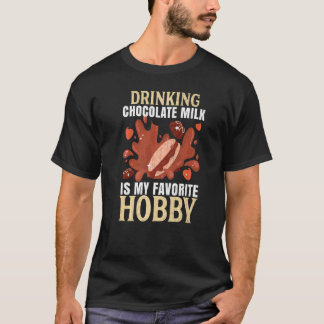 Chocolademelk drinken Eten Eter Grafisch T-shirt