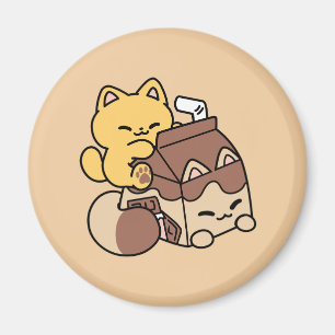 Chocolademelk nippen aan gelukzaligheid – Kawaii k Magneet