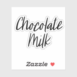 Chocolademelk Opslag Sticker