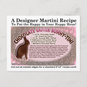 Chocoladepaashaas - Tini Martini Recept Kaart