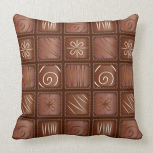 Chocoladepatroon Kussen