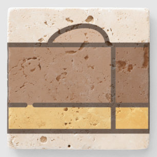 chocoladepot stenen onderzetter