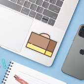 chocoladepot sticker (Laptop met iPhone)