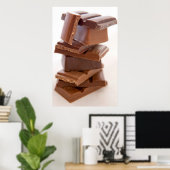 Chocoladereepposterprint Poster (Thuiskantoor)
