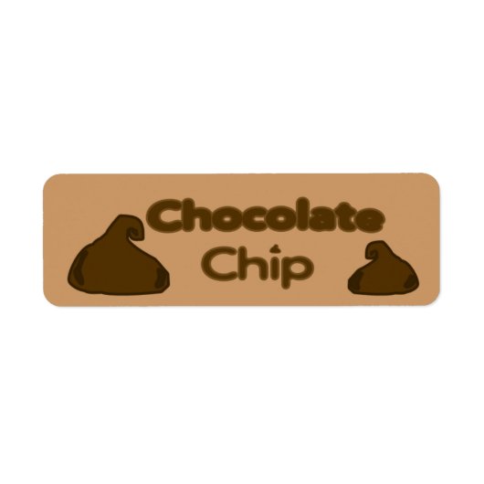 chocoladeschilfer bakkerijlabels etiket (Voorkant)