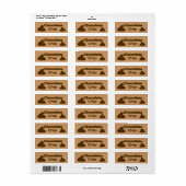 chocoladeschilfer bakkerijlabels etiket (Full Sheet)