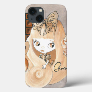 ChocoladeSnoep en Bunny en Girl iPhone 13 Hoesje
