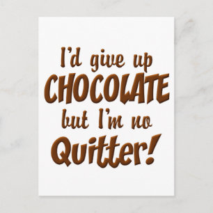 Chocoladestop Briefkaart