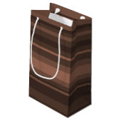 Chocoladestrepen Klein Cadeauzakje (Achterkant Gekanteld)