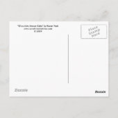 chocoladetaart briefkaart (Achterkant)