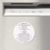 Chocoladetaart in een Mok Recept 2 Magneet (Insitu (Vaatwasser))