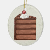 Chocoladetaart - SRF Keramisch Ornament (Links)