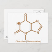 Chocoladetheobromine Briefkaart (Voorkant / Achterkant)