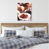 Chocoladetruffels Canvas Afdruk (Insitu (Slaapkamer))