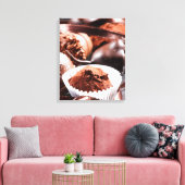 Chocoladetruffels Canvas Afdruk (Insitu (Woonkamer))